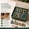 Evertiesp™ Glyph Garden Letters — Botanical Letter-Building Play Set